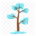 Winter Tree Snowy Snowing Icon
