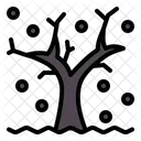 Winter Trees Christmas Decoration Icon