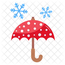 Winter Umbrella  Icon