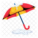 Winter Umbrella Parasol Rain Protection Icon