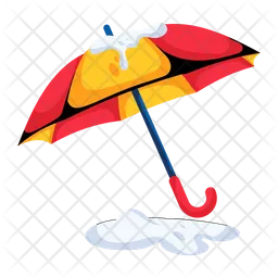 Winter Umbrella  Icon