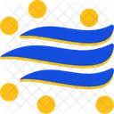 Winter Wind Cold Breeze Chilly Gust Icon