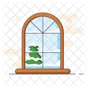 Winter Window Christmas Window Window Icon