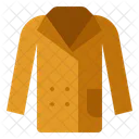 Winterkleidung Mantel Jacke Symbol