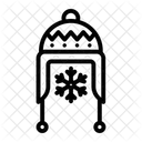 Wintermutze Winter Schneeflocke Symbol
