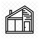 Winzige Holzerne Hutte Symbol