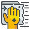 Wipe Cleaning Dust Icon