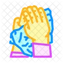 Hand Wiping Paper Icon