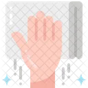 Wiping Towel Hand Icon