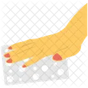 Wiping Cloth Floor Icon