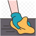 Wiping Surface Wet Icon