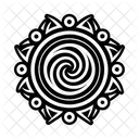 Wirbeln Wirbel Symbol Stammes Symbol