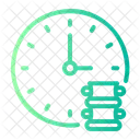 Wirbelsaule Uhr Zeit Icon