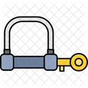 Wire Lock Anti Theft Security Icon