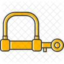 Wire Lock Anti Theft Security Icon