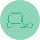 Wire Lock Anti Theft Security Icon