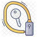 Wire Lock Safety Secure Icon