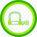 Wire Lock Anti Theft Security Icon