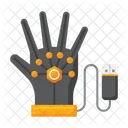 Wired Gloves Robotic Hand Data Gloves Icon