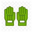 Wired Gloves Robotic Hand Virtual Reality Icon