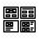 Wireframe Ux Ui Icon