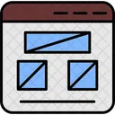 Wireframe Layout Website Icon