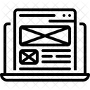 Wireframe Programacao Layout Ícone