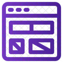 Wireframe Software Layer Icon