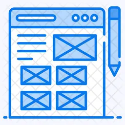 Wireframe  Icon