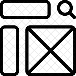 Wireframe  Icon