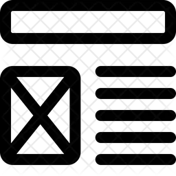 Wireframe  Icon