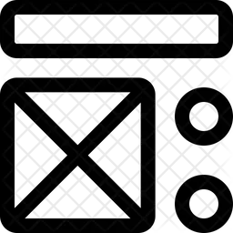 Wireframe  Icon