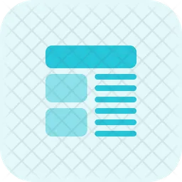 Wireframe  Icon