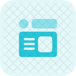 Wireframe  Icon