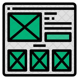 Wireframe  Icon