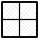 Wireframe Grid Layout Icon