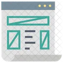 Wireframe Layout Web Layout Icon