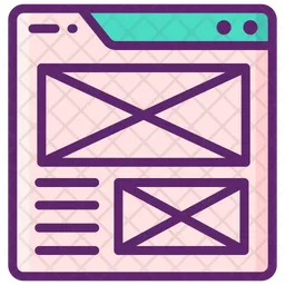 Wireframe  Icon