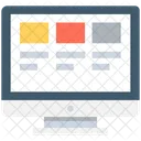 Wireframe Webpage Web Icon