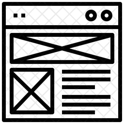 Wireframe  Icon