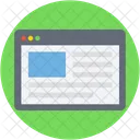 Wireframe Web Designing Icon