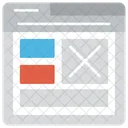 Web Layouts Design Icon