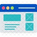 Wireframe Layout Website Icon