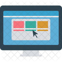 Wireframe Click Icon