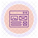 Wireframe  Icon