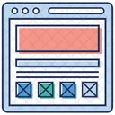 Wireframe Layout  Icon