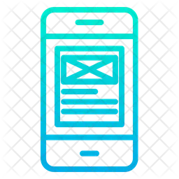 Wireframe Phone  Icon