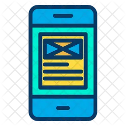Wireframe Phone  Icon