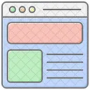 Wireframing Lineal Color Icon Icon