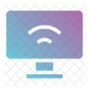 Wireless Computer Monitor Icon